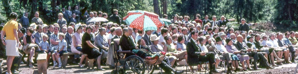 Foto: Eröffnungsfeier Tannenhof 1967